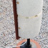 Scandinavian style floor lamp in teak and granite resin from the 70s