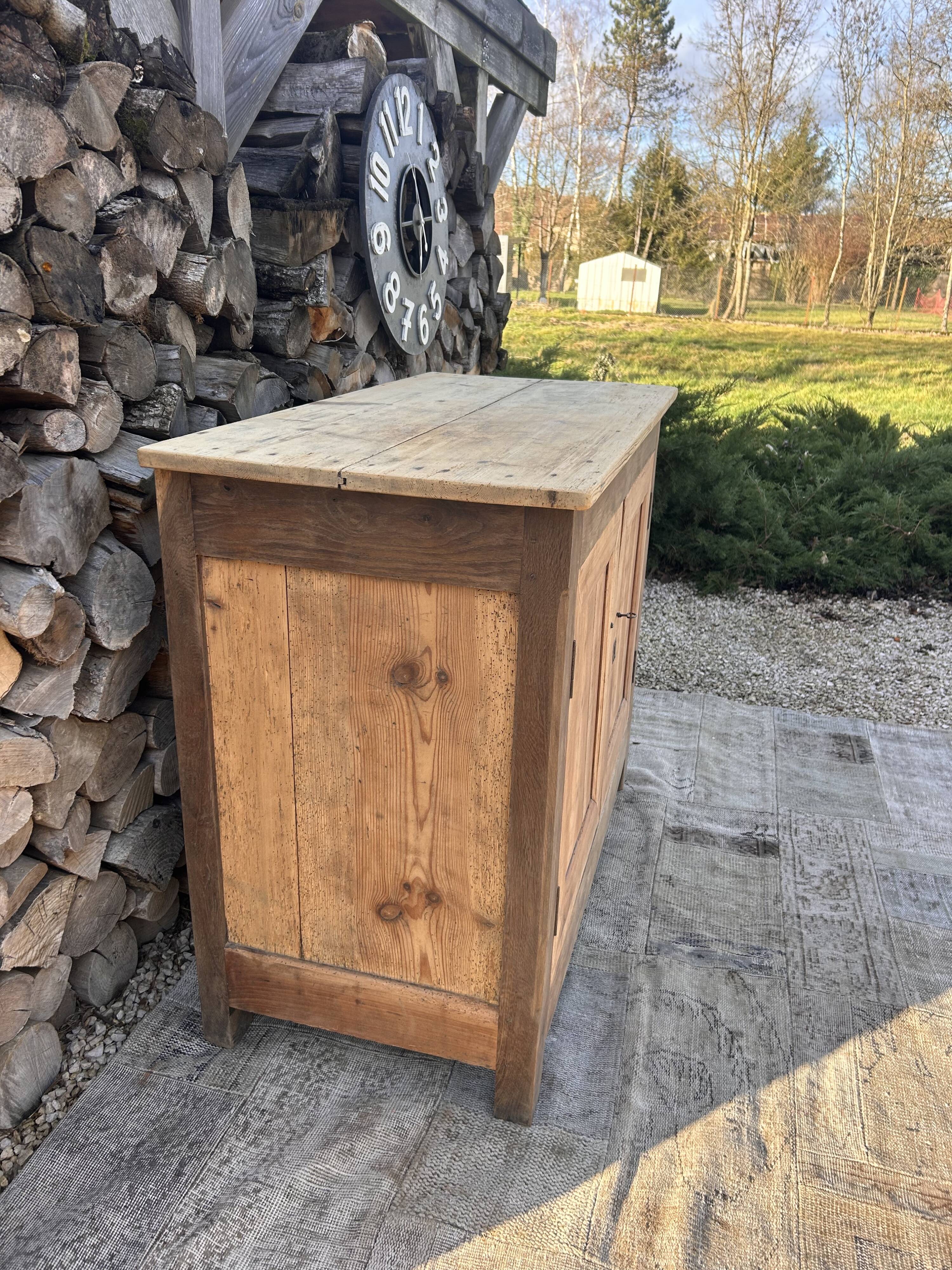 Renovated wooden sideboard