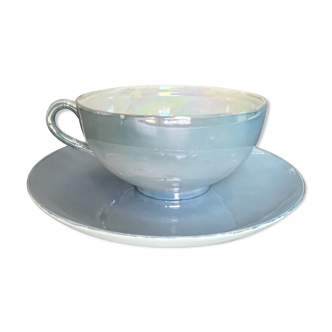 Tasse et sous-tasse en porcelaine de Chine