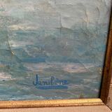Seascape. In the style of impressionism.