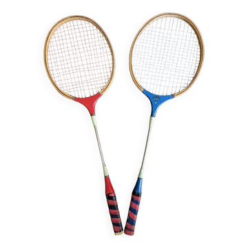 Vintage badminton rackets