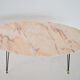 Italy 1950 s oval marble coffee table