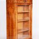Biedermeier Display Bookcase, Walnut, Czech, 1830s