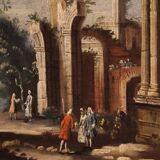 Venetian school painting of the 18th century, architectural capriccio