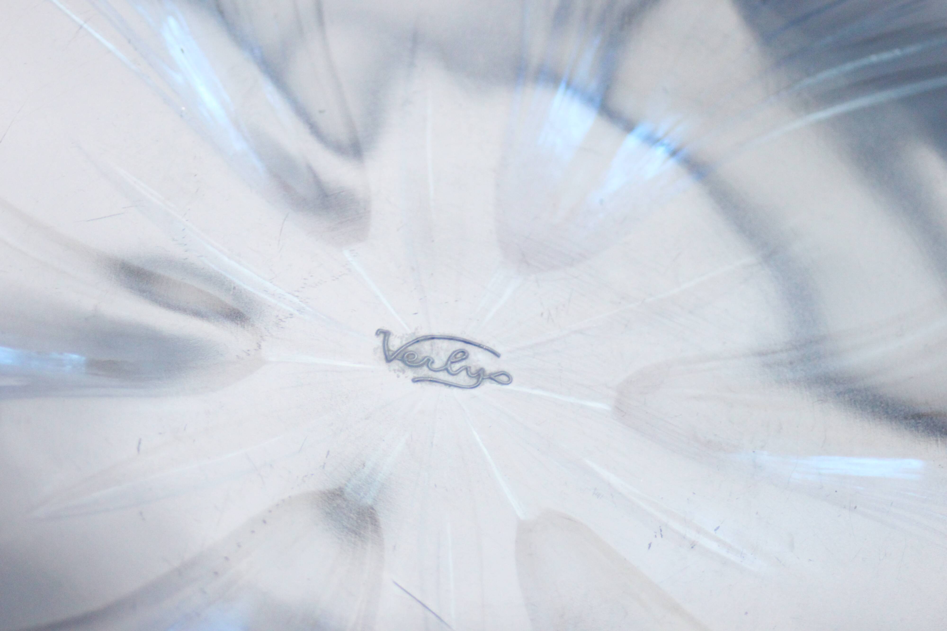 Papyrus bowl by Verlys glass, 1930s