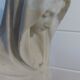 Bust of the Virgin in alabaster by Guglielmo Pugi.