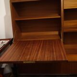 Wall Secretary, office, library.1960 teak