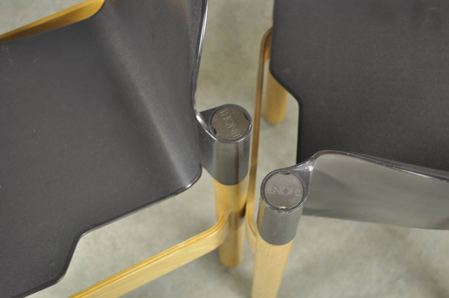 Thonet / vintage flex 2000 beech dining chairs (2)/ gerd lange / 1990s