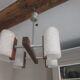 Lustre scandinave en teck