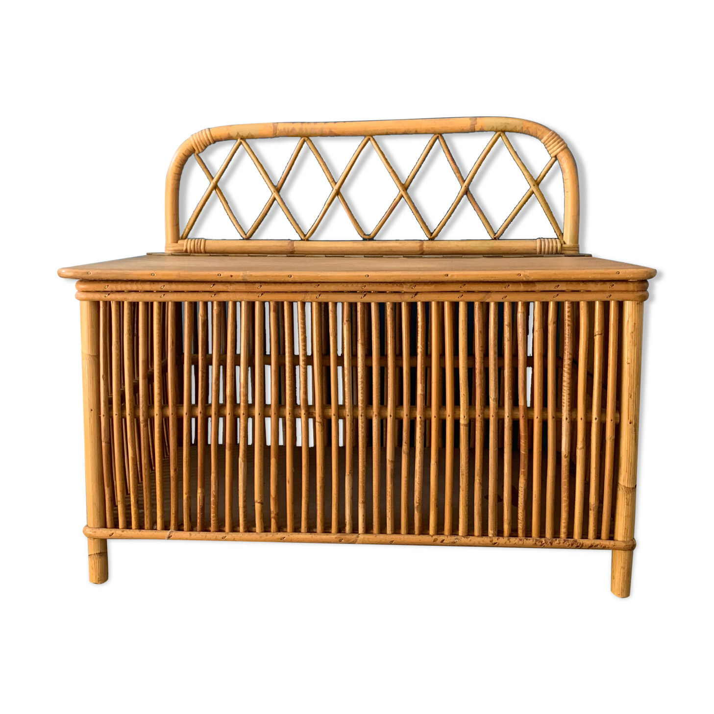 Vintage rattan box
