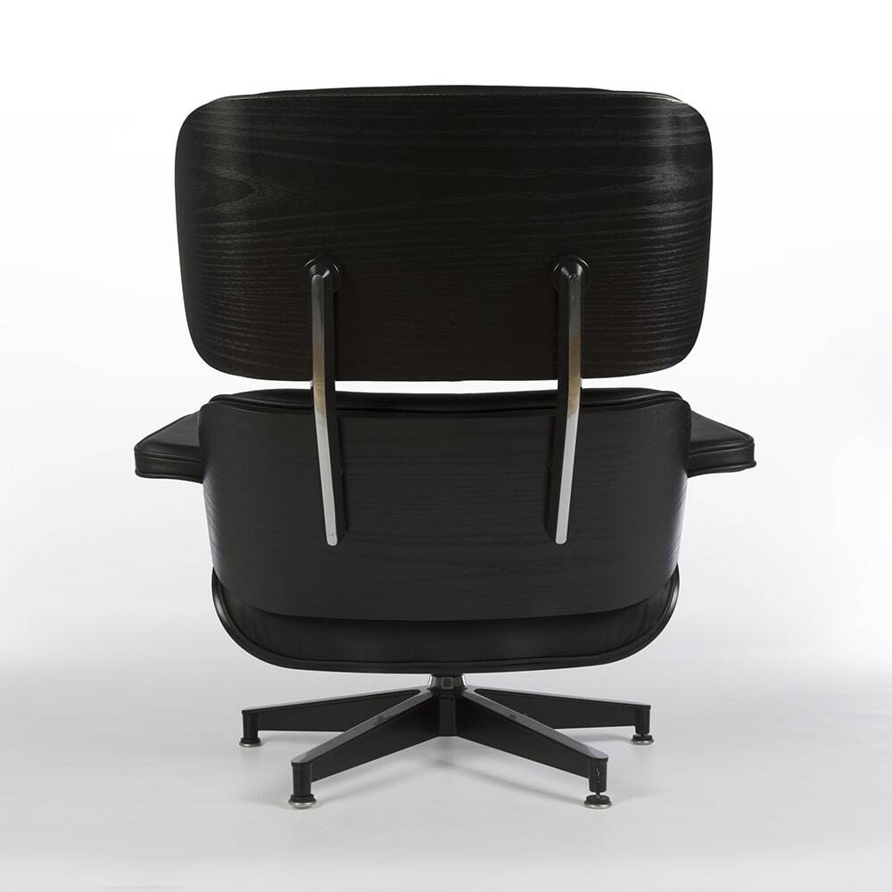 Special Edition All Black Herman Miller Eames Lounge Chair & Ottoman