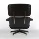 Special Edition All Black Herman Miller Eames Lounge Chair & Ottoman