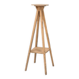 Industrial console in wood with rich patina, France, 1900