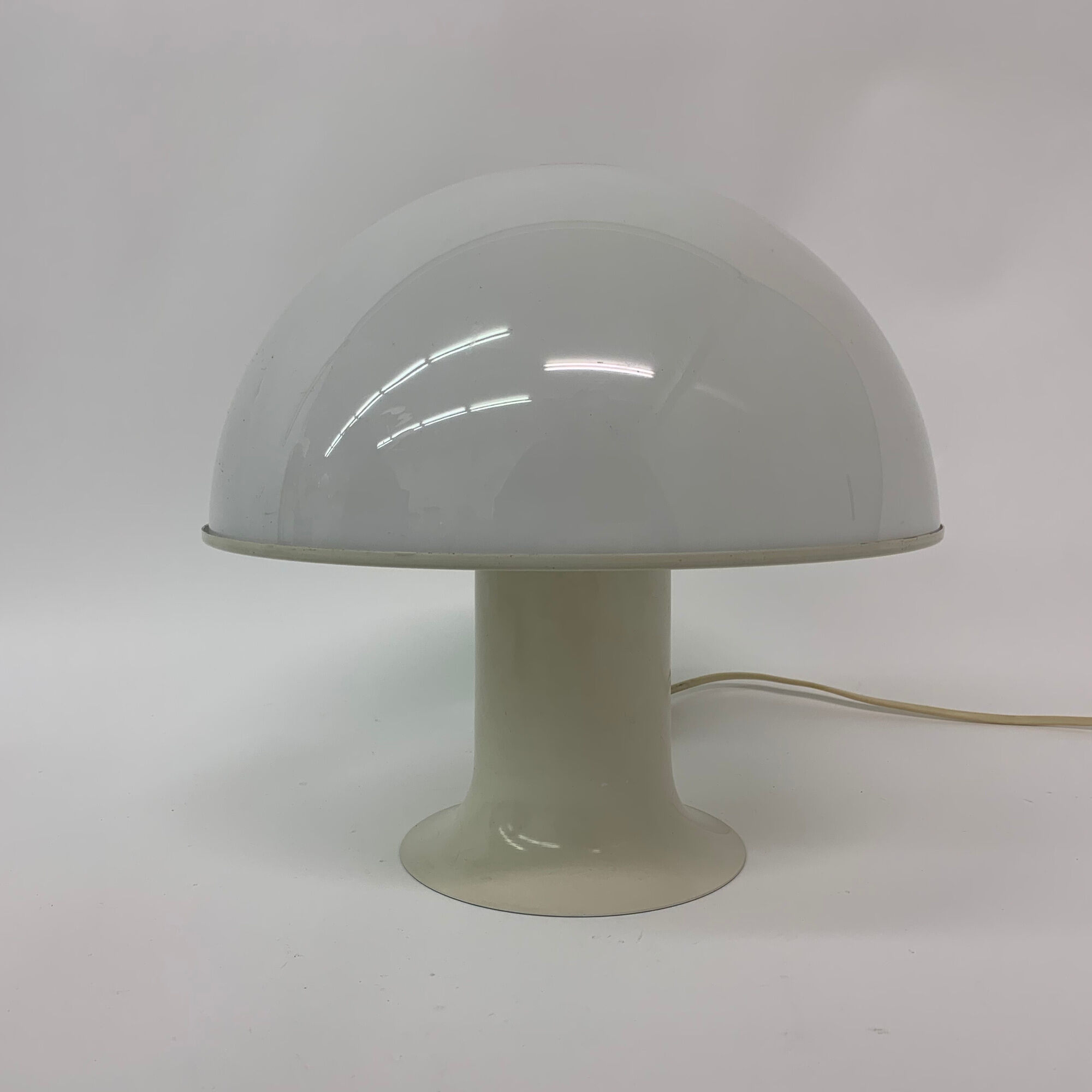 Mid-century design mushroom table lamp Dijkstra holland , 1970's