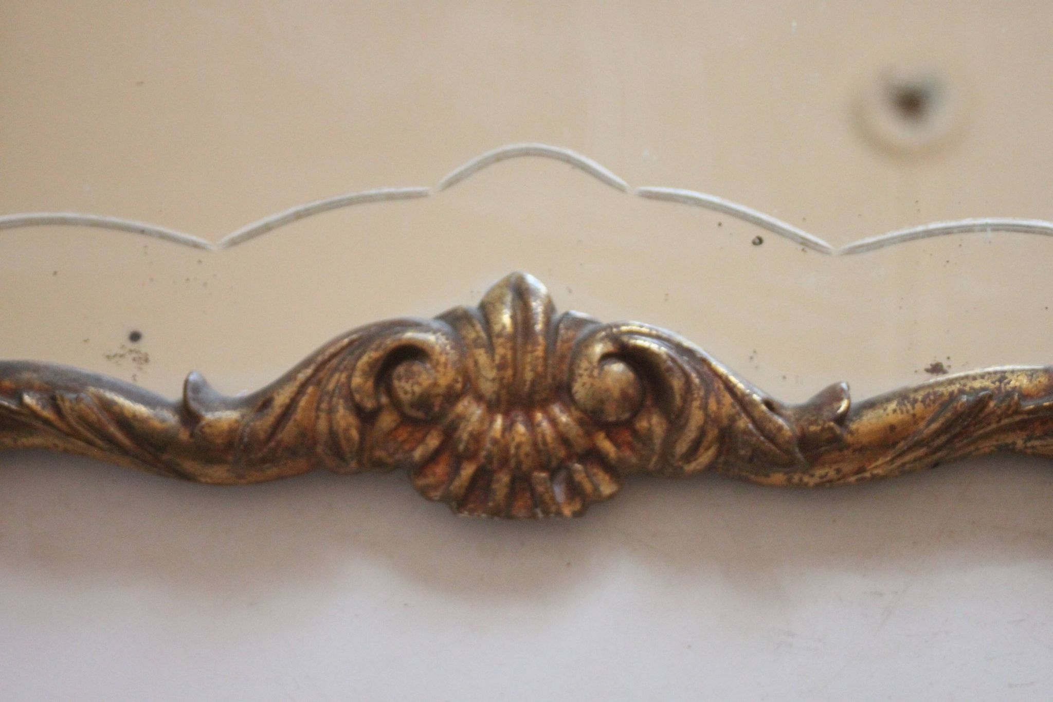 Antique gilded mirror, Neo Rococo, 19th century
