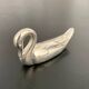 6 various animal shaped knife holders in silver metal