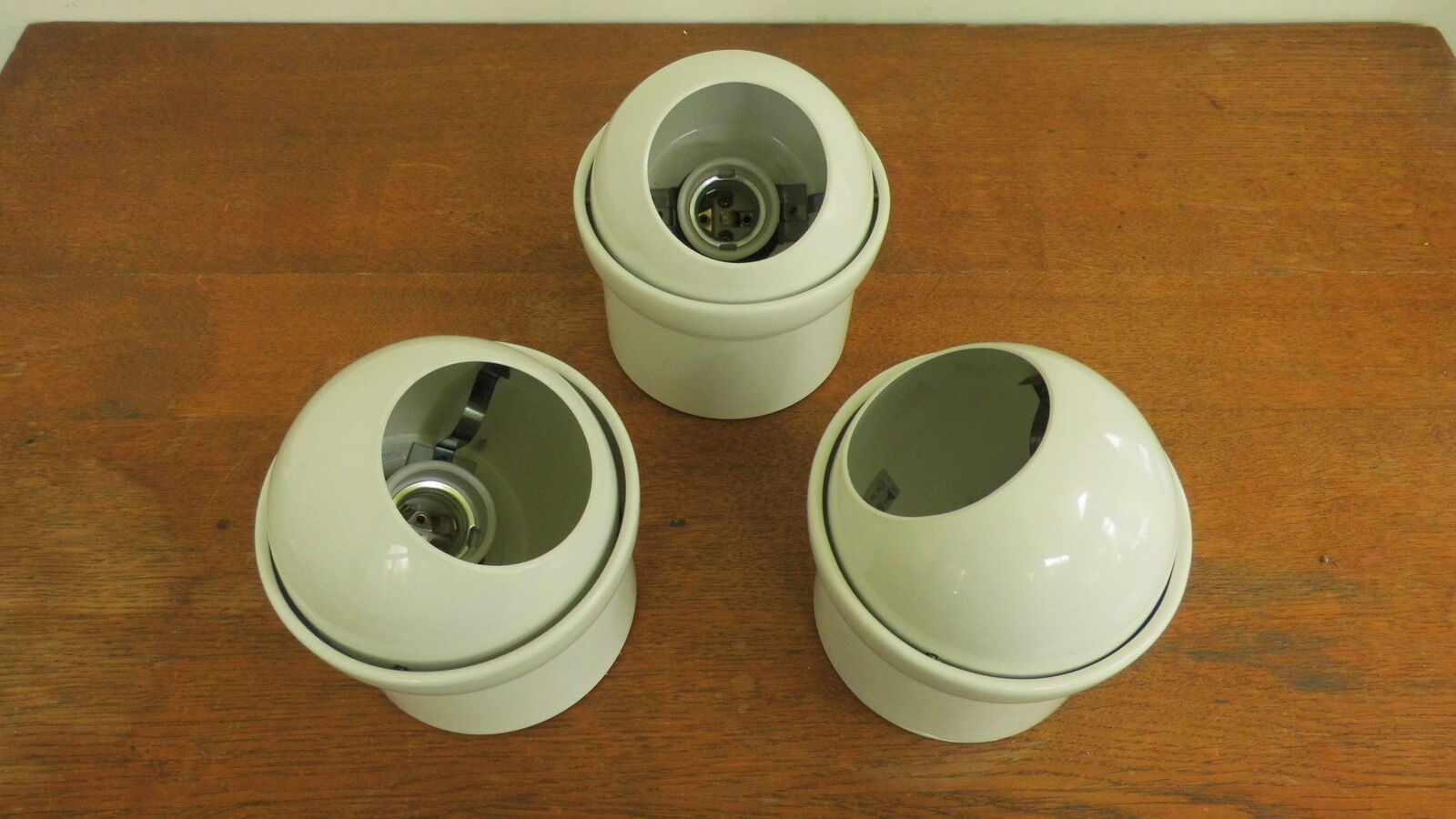 3 wall lamps Lumiance eyeball spots