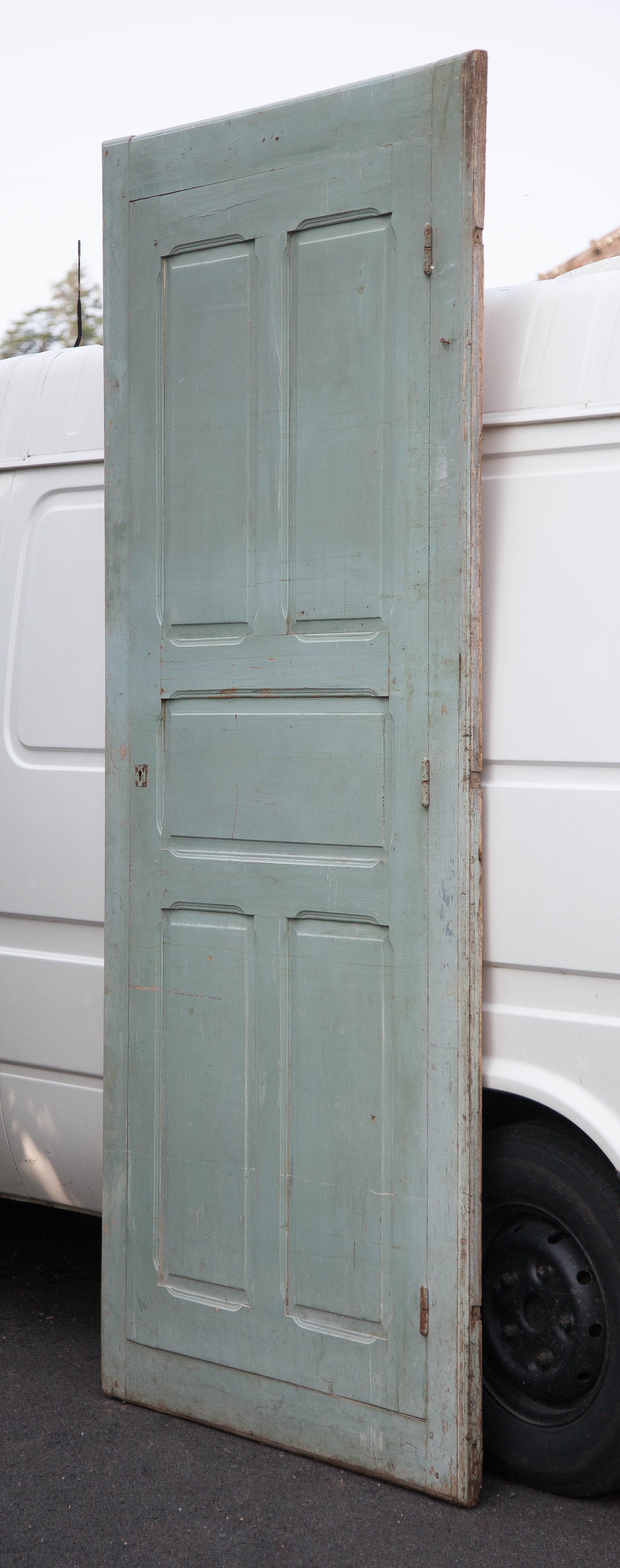 Old wooden door, wooden door, large vintage door
