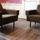 Danish Club armchairs 60s 70 khaki