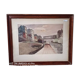Maurice Bizet aquarelle 1927 signée vue du port de la Madrague (Marseille)