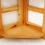 Pine corner shelf