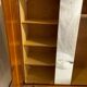 Vintage wardrobe with compass feet from the 60s