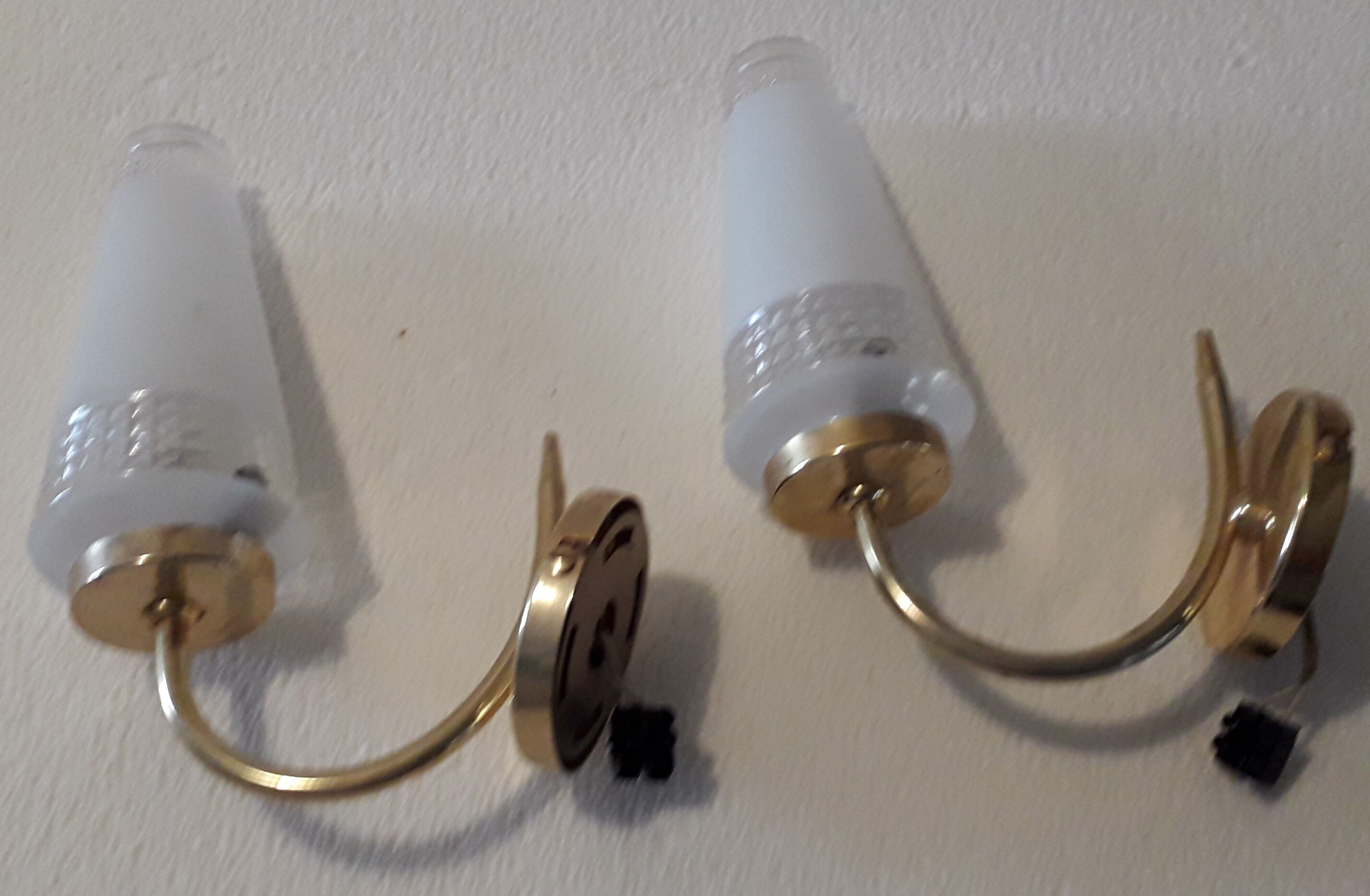 Duo sconces years 50/60