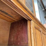 Oak showcase bookcase