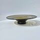Large Art Deco smoked glass bowl