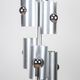 Brushed metal chandelier by Polam Bielsko, 1960s-1970s