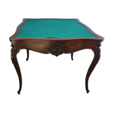 A XIX rosewood games table