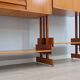 Mid-Century Italian teak bookcase / room divider AV Arredamenti 1960s