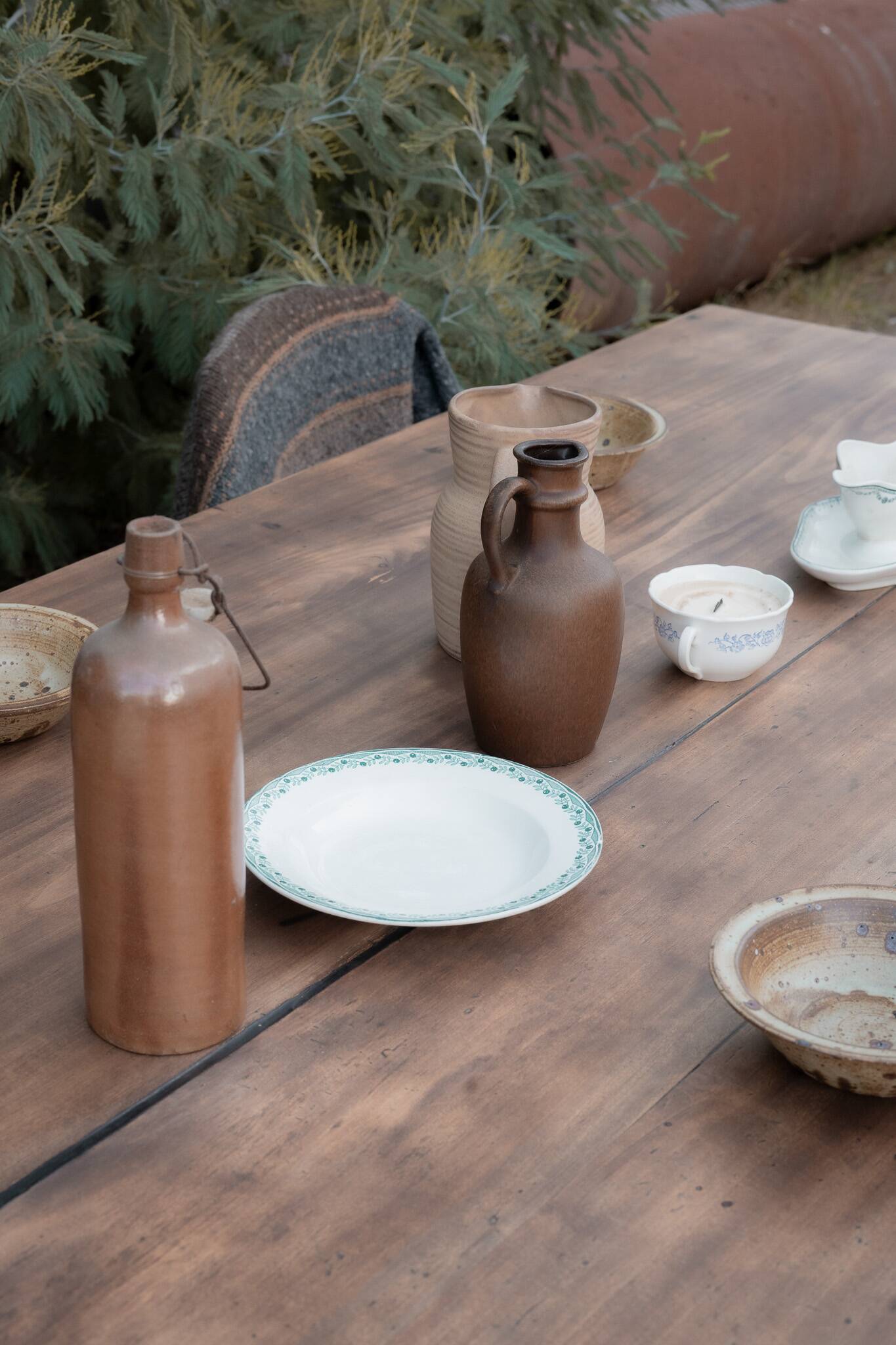 Renovated rustic farmhouse table