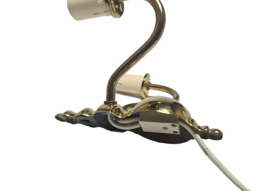 Two-armed wall lamp, Sweden, 1970s