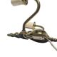 Two-armed wall lamp, Sweden, 1970s