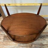 Art Nouveau period 2-tier table in Macassar ebony