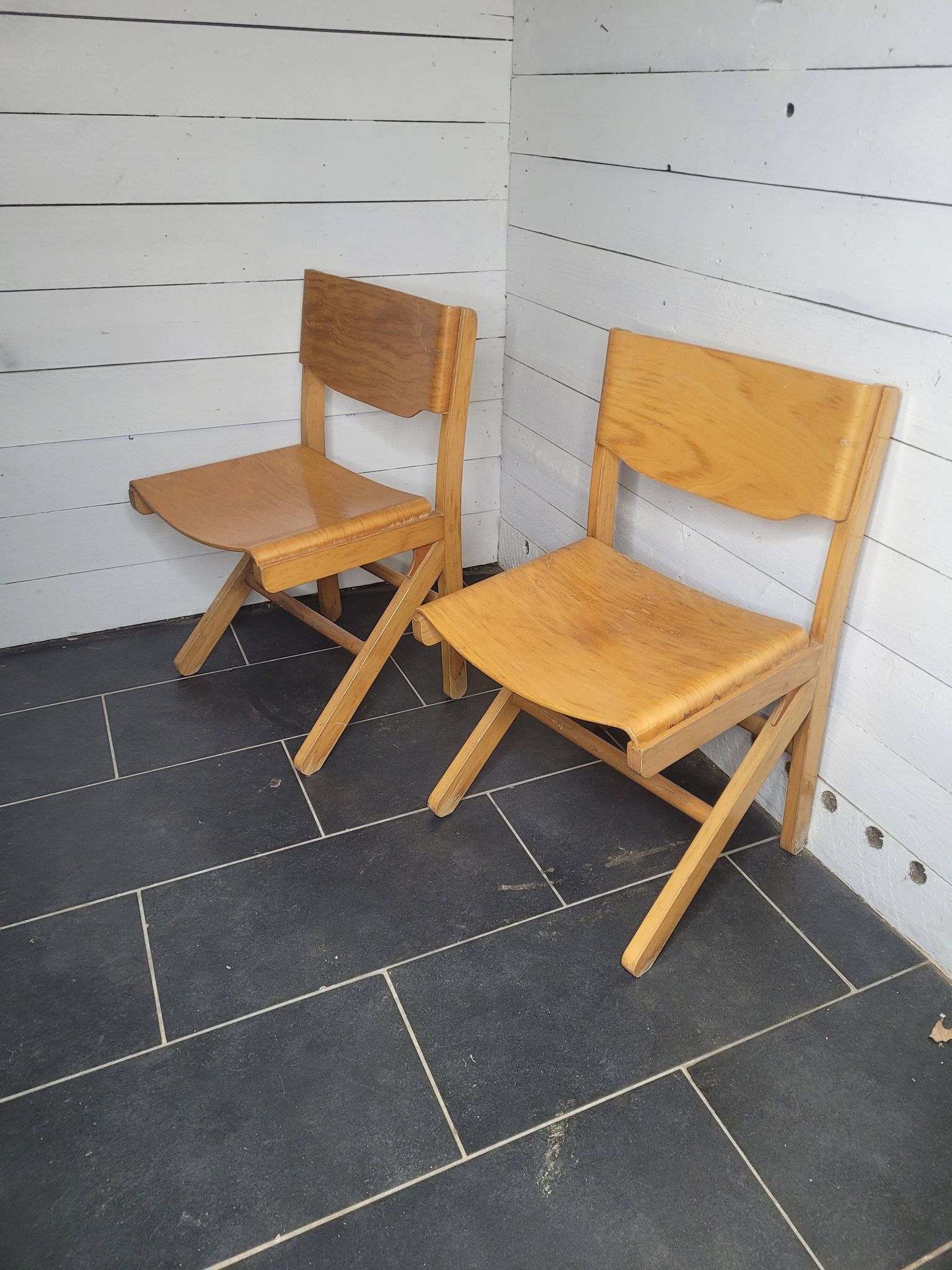 Pair of baumann chairs