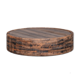 Primitive Brutalist Wooden French Mid-Century Coffee Table