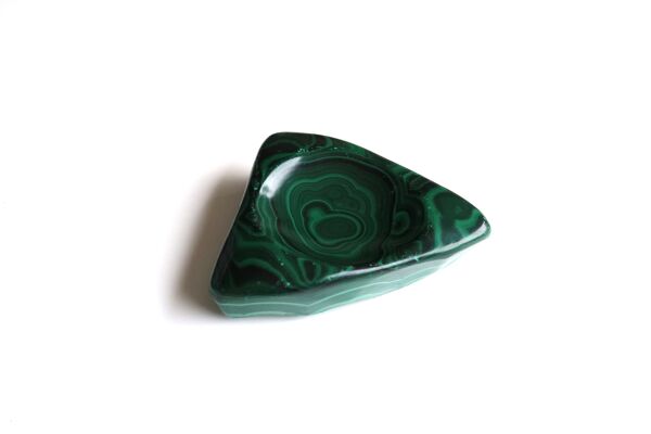Vide poche en malachite, années 70