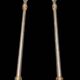 Zinc salad servers
