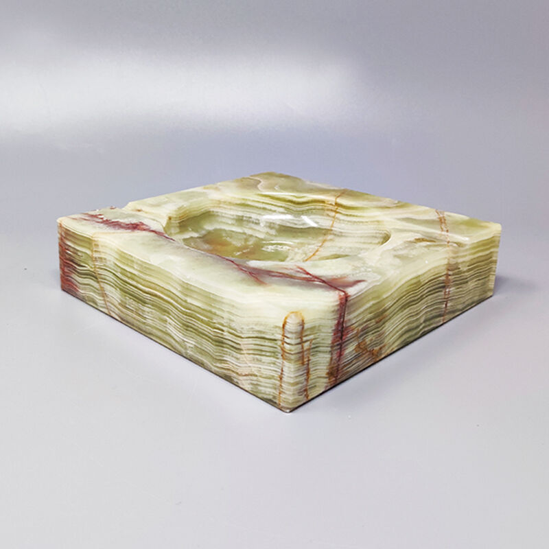 Smoking set in onyx, Made in Italy 1960