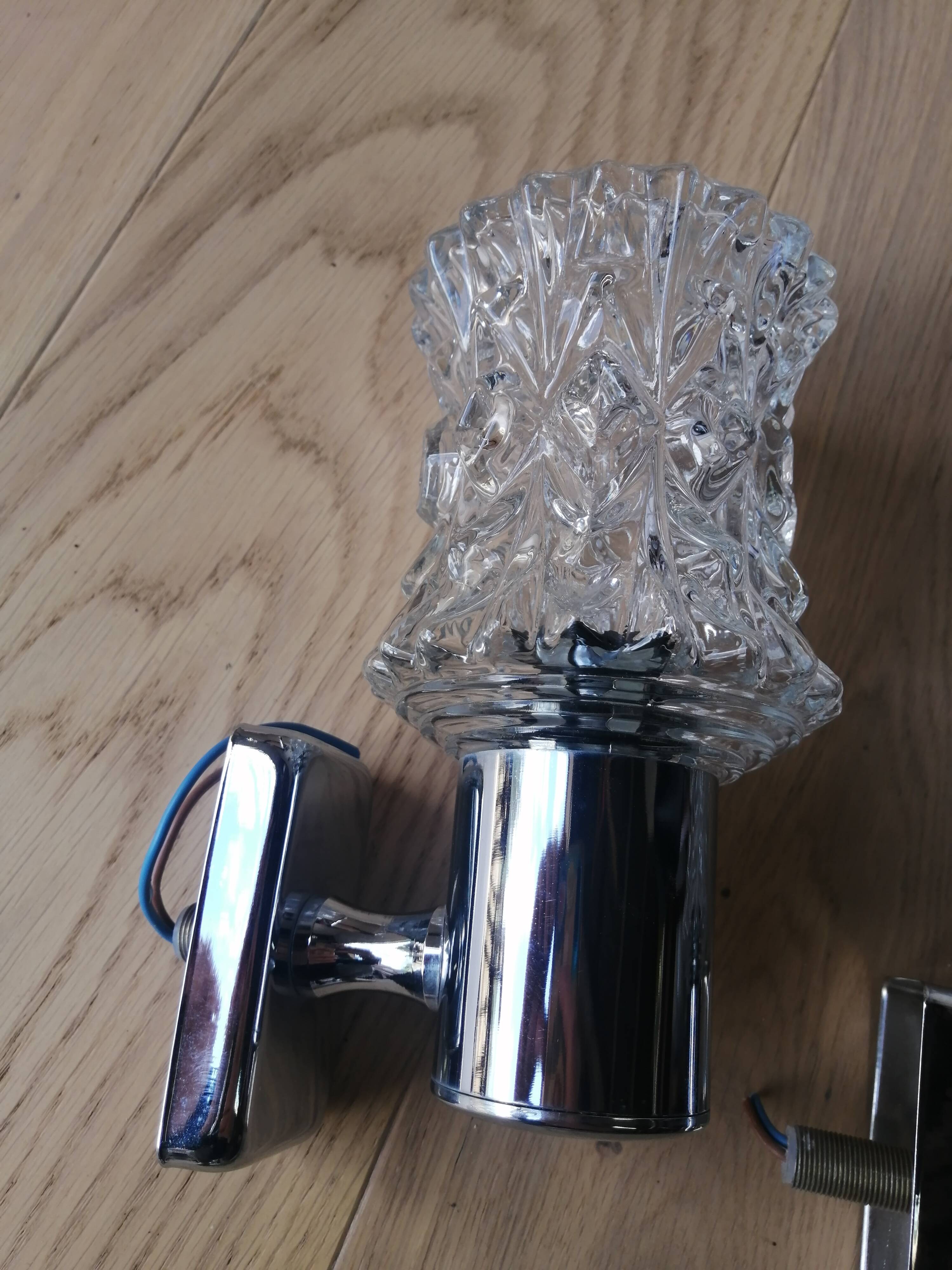 Paire d'appliques Targetti vintage Italie