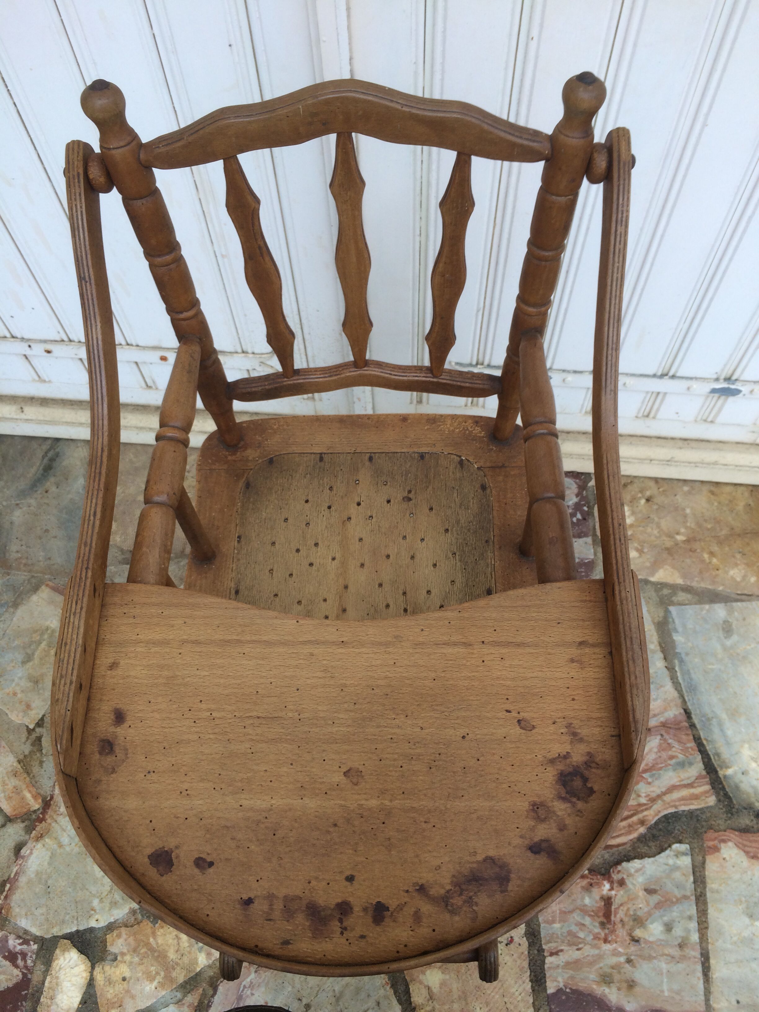 Old baby high chair