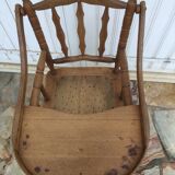 Chaise haute de bébé ancienne