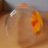 Carafe service and 2 glasses 70s