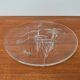 Assiette finlandaise en verre du milieu du siècle par Kaija Aarikka pour Humppila
