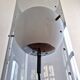 Model D-2045 Cylindrical table lamp with globe for Raak Amsterdam, The Netherlands 1960's