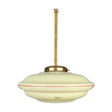 Suspension en laiton Art Nouveau, années 1920