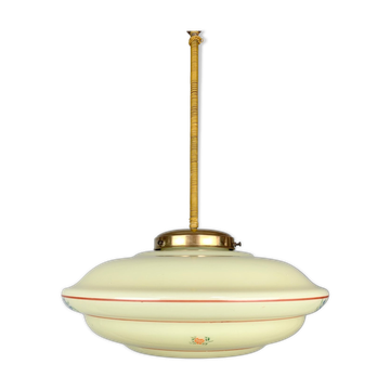 Art nouveau brass lamp, 1920's