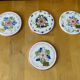 Series 4 coasters saint pierre coloured ceramic mid-century #e